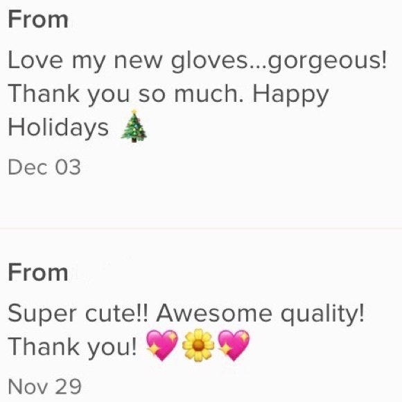 Luxurious Fur Pom Leather Gloves - Picture 4 of 6